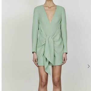 Shona Joy Knotted Long Sleeve Dress